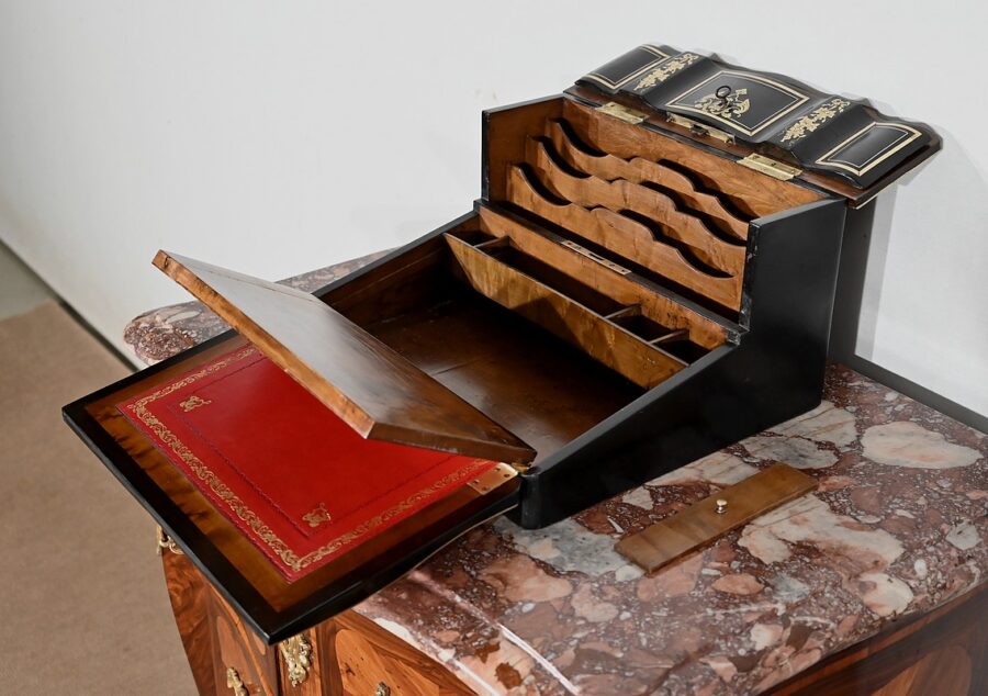 Écritoire de Voyage en Bois Noirci, époque Napoléon III – Milieu XIXe – Image 15