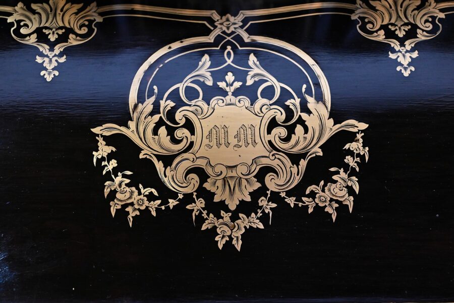 Écritoire de Voyage en Bois Noirci, époque Napoléon III – Milieu XIXe – Image 10