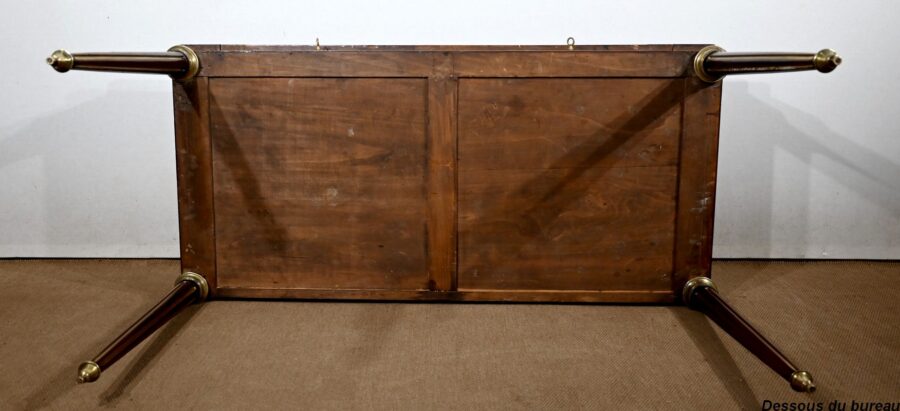 Important Bureau Cylindre en Acajou, style Louis XVI, époque Napoléon III – 2ème moitié XIXe – Image 55