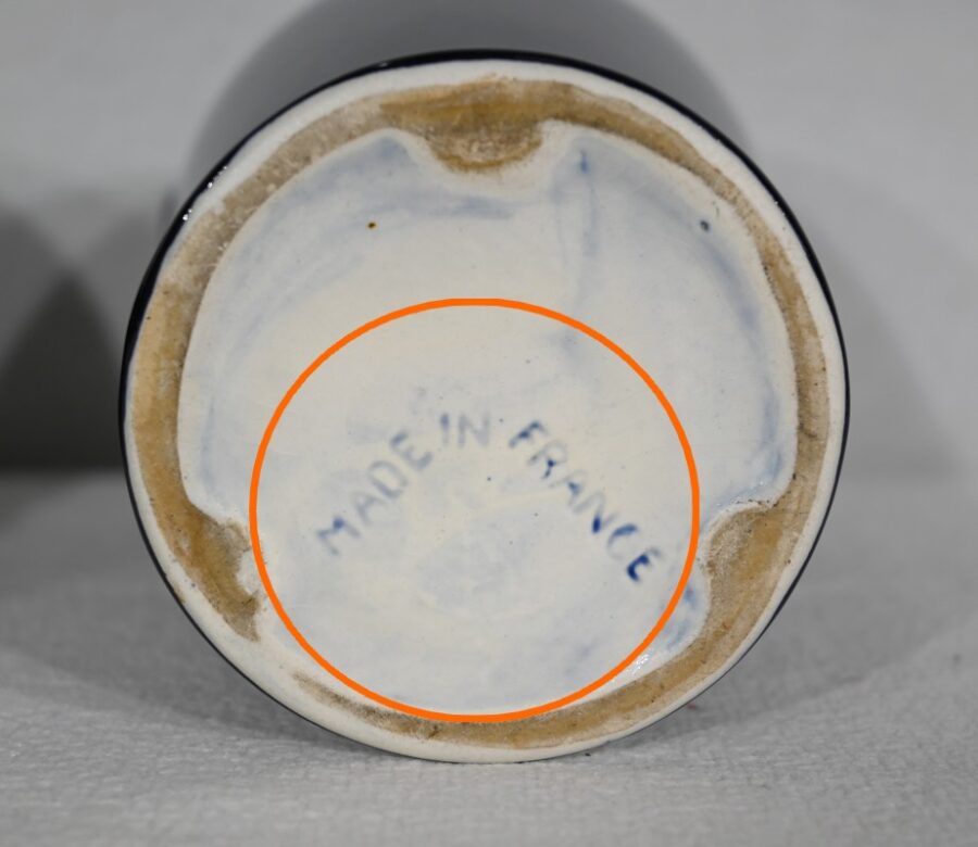 Paire de Vases en Faïence Émaillée – Début XXe – Image 22