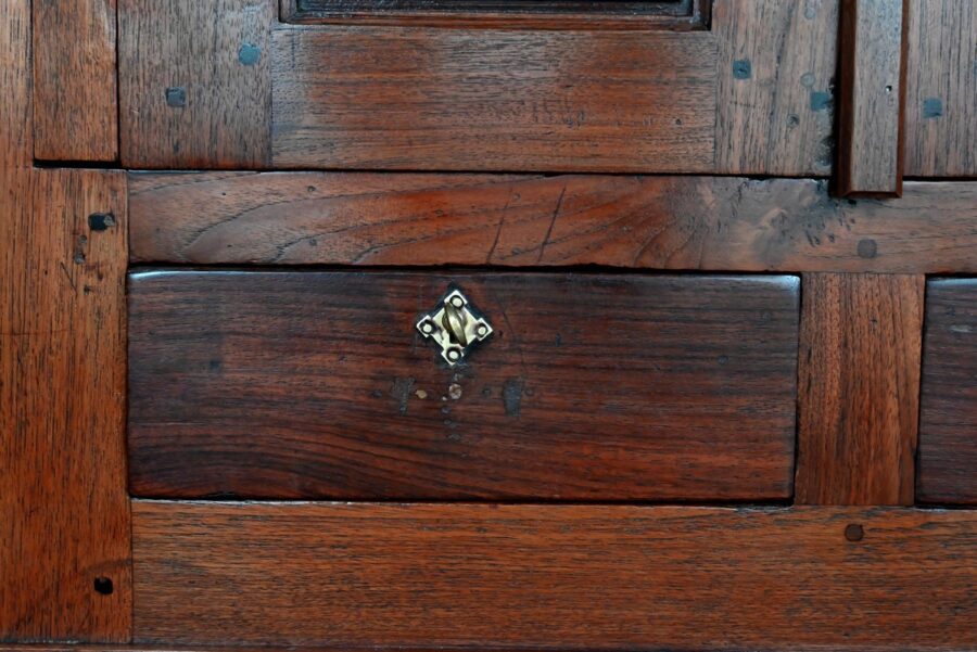 Petite Armoire à Épices en Teck de Pondichéry – Fin XIXe – Image 13