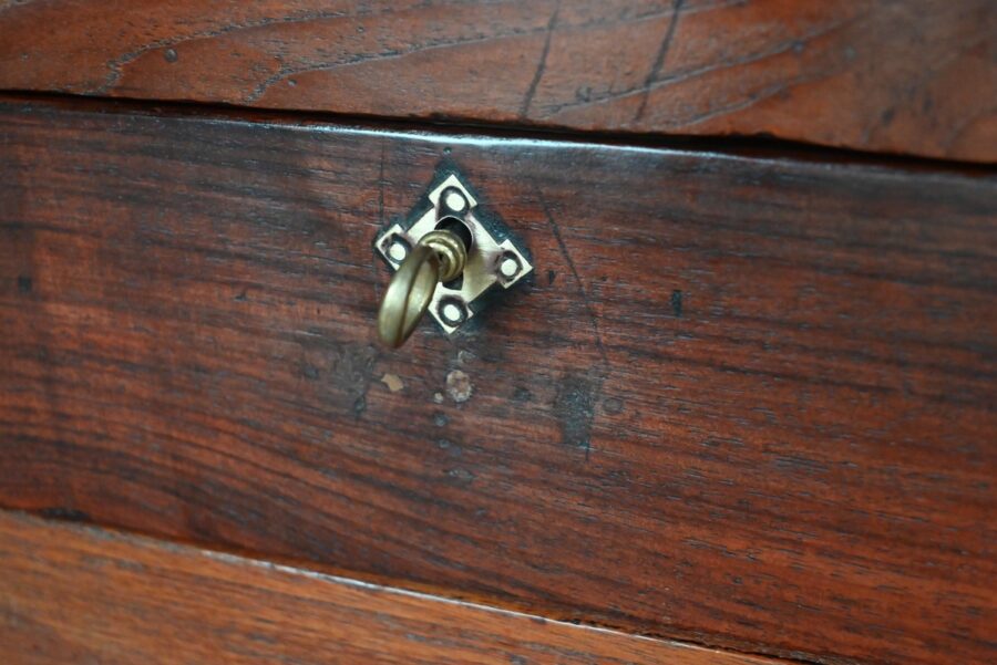 Petite Armoire à Épices en Teck de Pondichéry – Fin XIXe – Image 14