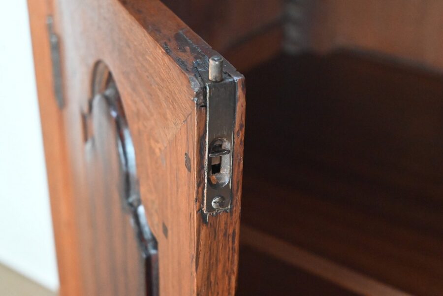 Petite Armoire à Épices en Teck de Pondichéry – Fin XIXe – Image 25