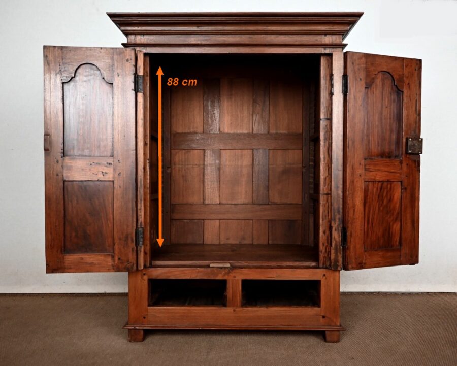 Petite Armoire à Épices en Teck de Pondichéry – Fin XIXe – Image 34