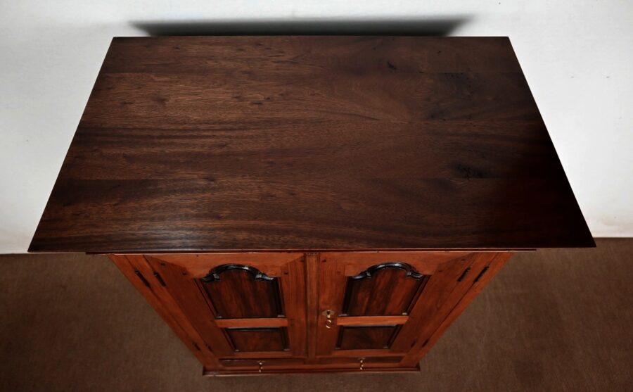 Petite Armoire à Épices en Teck de Pondichéry – Fin XIXe – Image 5