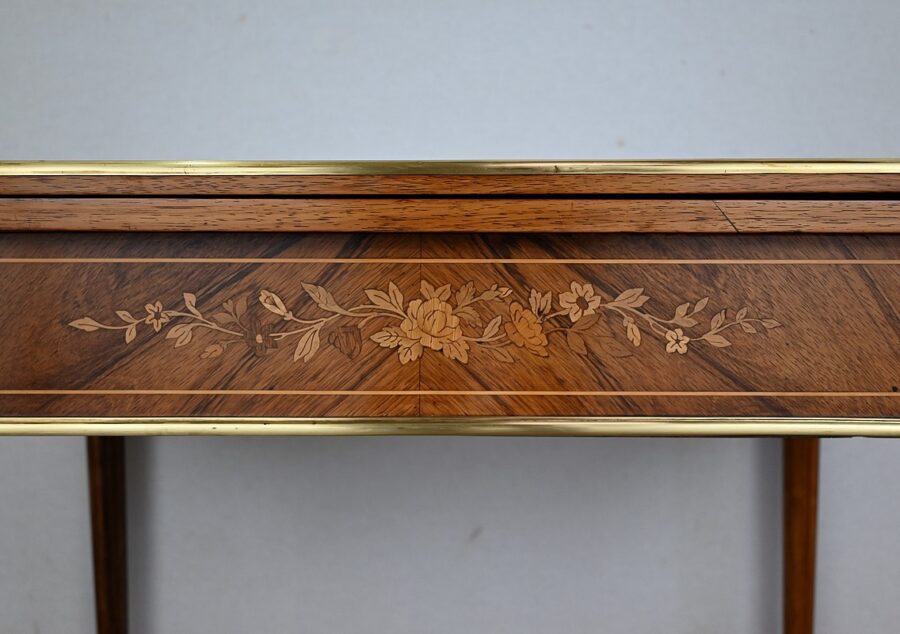 Table de Jeux en Palissandre, style Louis XVI – Fin XIXe – Image 14