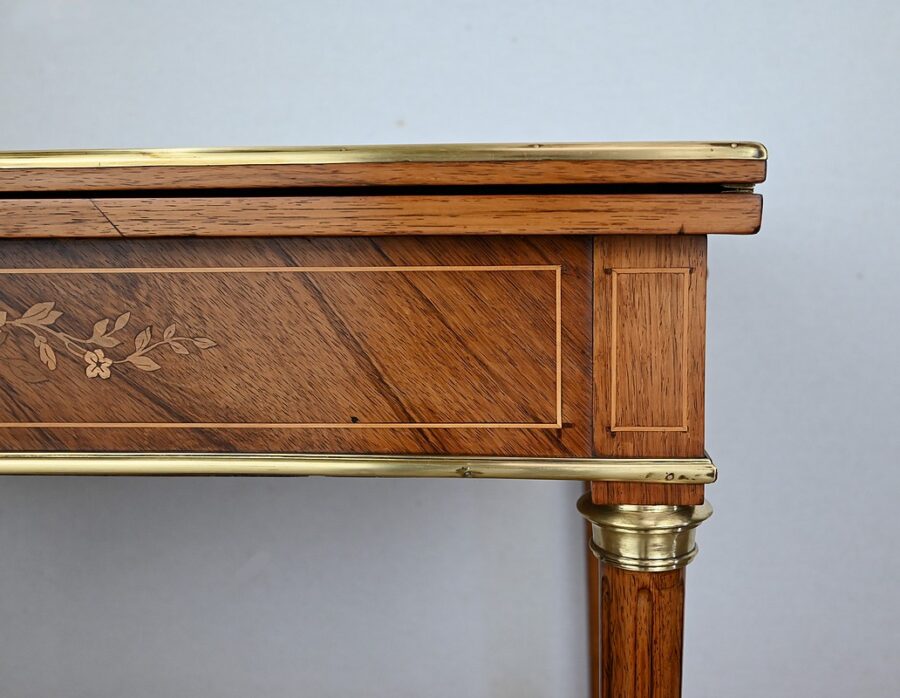 Table de Jeux en Palissandre, style Louis XVI – Fin XIXe – Image 15