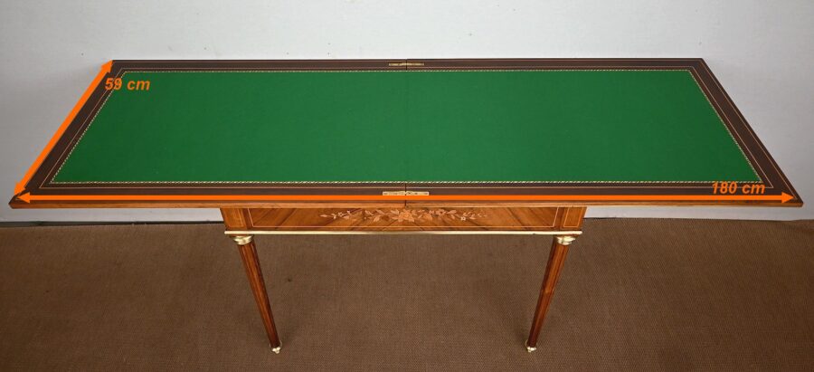 Table de Jeux en Palissandre, style Louis XVI – Fin XIXe – Image 39
