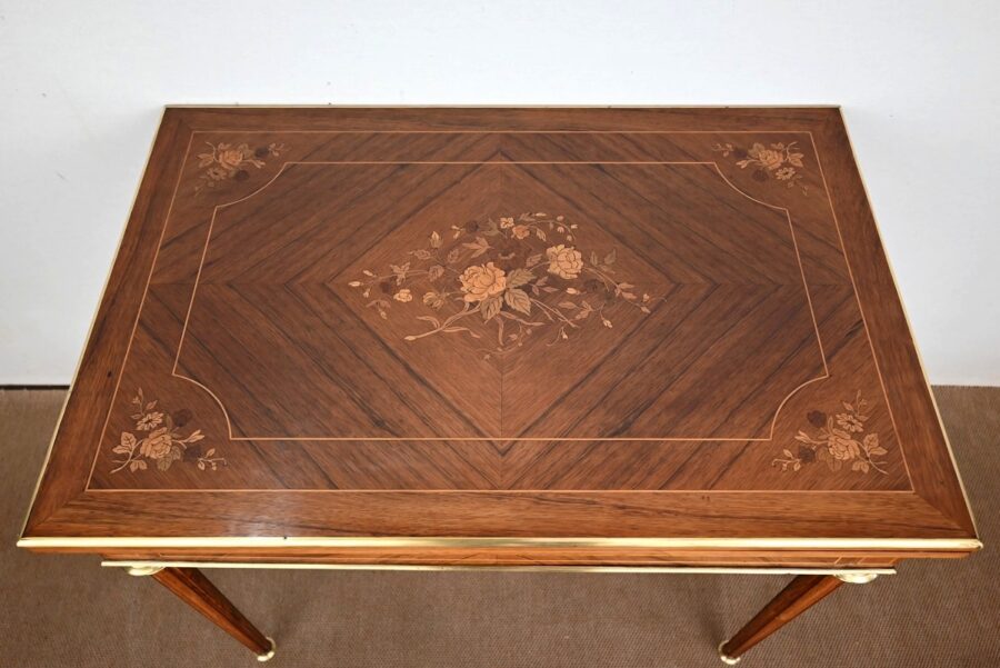 Table de Jeux en Palissandre, style Louis XVI – Fin XIXe – Image 6