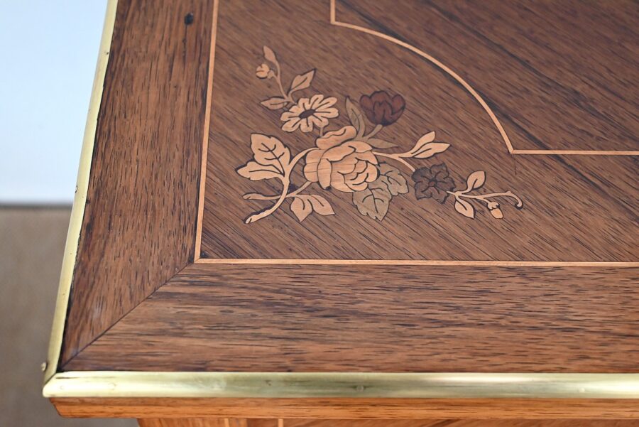 Table de Jeux en Palissandre, style Louis XVI – Fin XIXe – Image 7