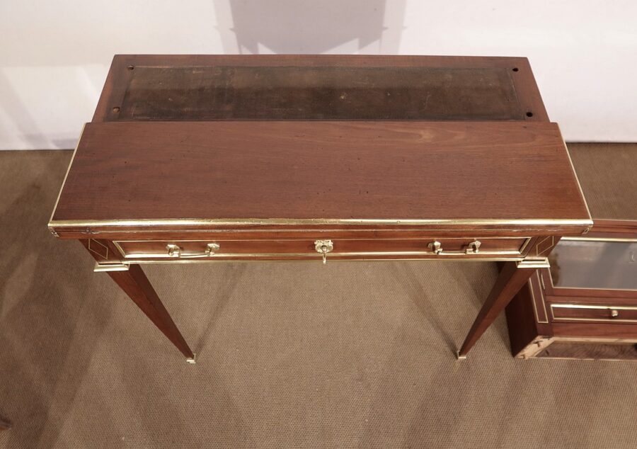 Bonheur-du-Jour en Acajou, style Louis XVI – Milieu XIXe – Image 26