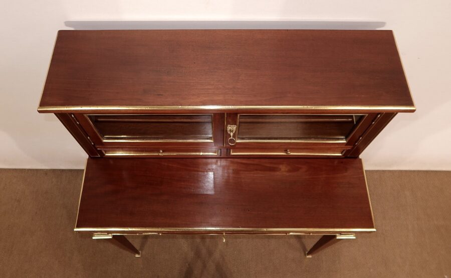 Bonheur-du-Jour en Acajou, style Louis XVI – Milieu XIXe – Image 6