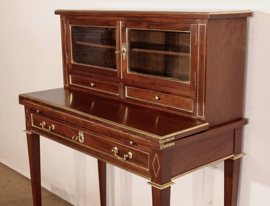 Bonheur-du-Jour en Acajou, style Louis XVI – Milieu XIXe – Image 8