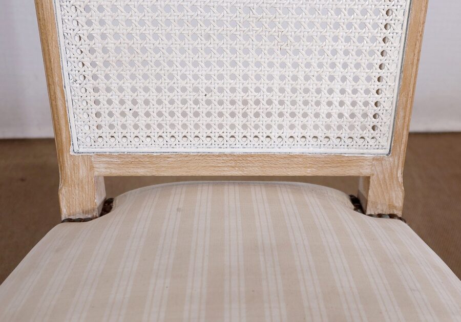 Suite de 4 Chaises en Hêtre, style Régence Louis XV – 2ème partie XXe – Image 14
