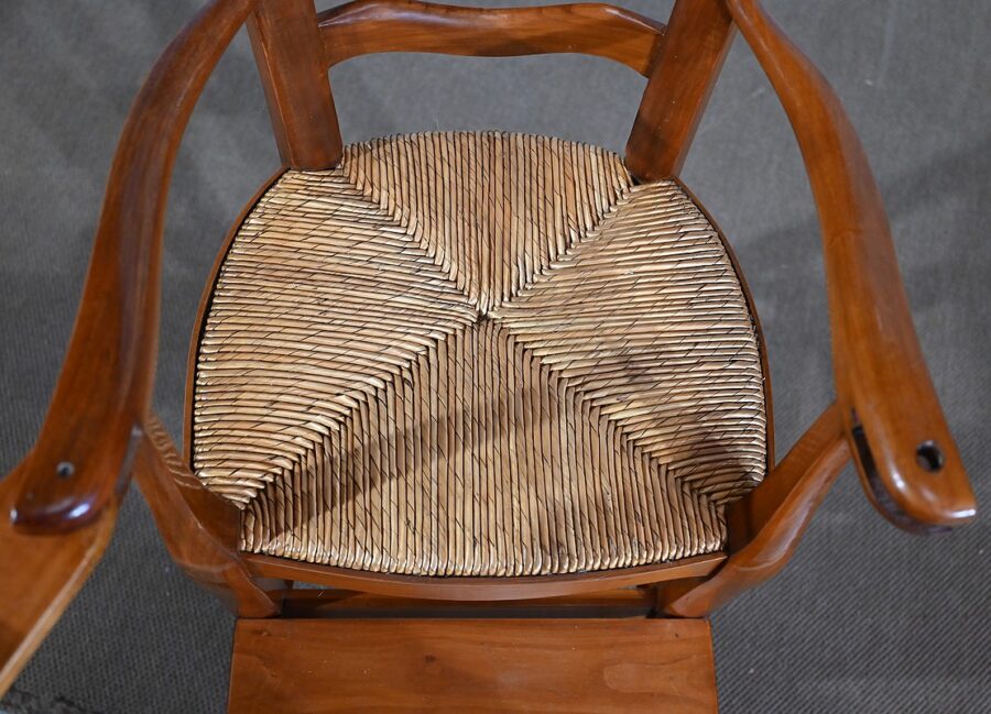 Chaise Haute en Merisier massif – Fin XIXe – Image 11