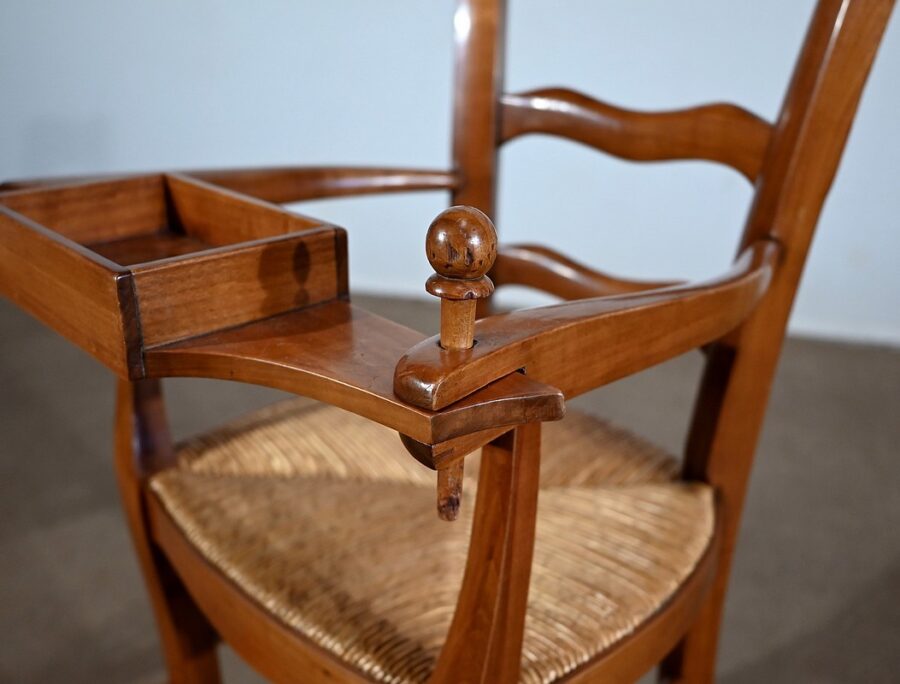 Chaise Haute en Merisier massif – Fin XIXe – Image 13