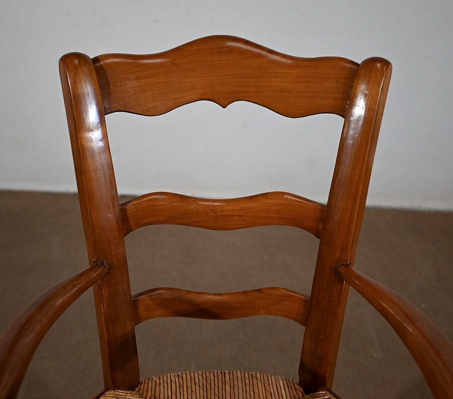 Chaise Haute en Merisier massif – Fin XIXe – Image 10