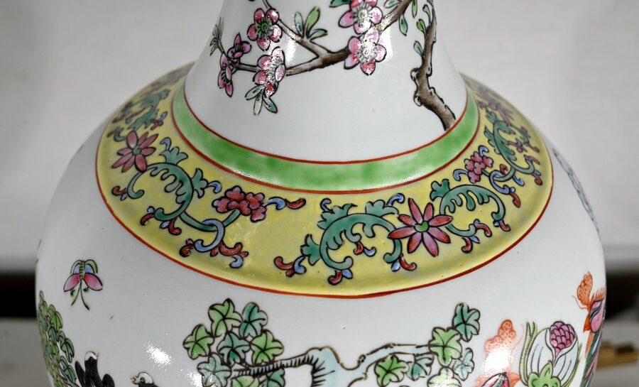 Importante Lampe en Porcelaine de Chine – 1960 – Image 10