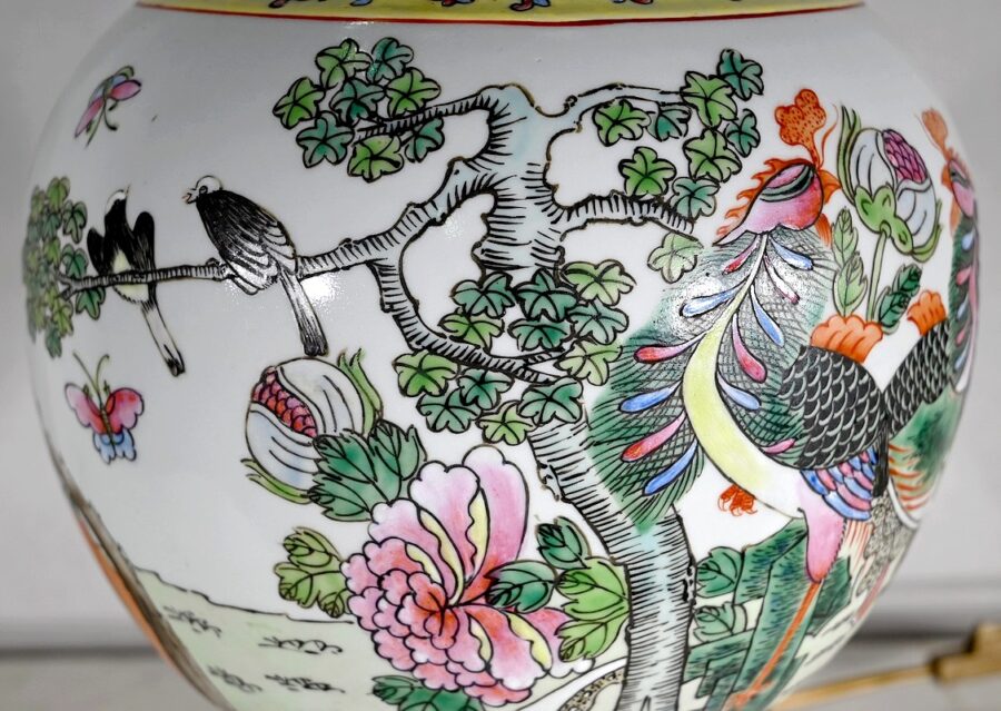 Importante Lampe en Porcelaine de Chine – 1960 – Image 12