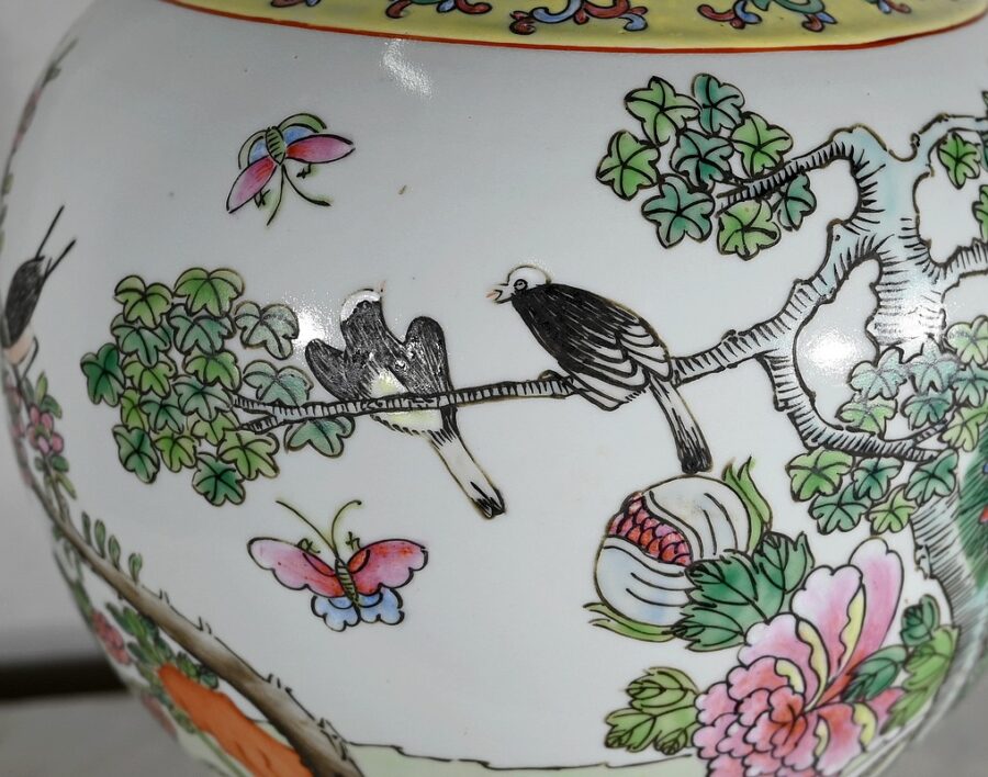 Importante Lampe en Porcelaine de Chine – 1960 – Image 24