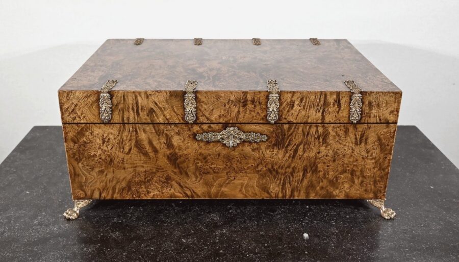 Important Coffret de Voyage en Loupe d’Orme, goût Restauration – 1ère partie XIXe – Image 4