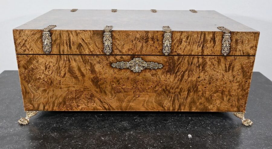 Important Coffret de Voyage en Loupe d’Orme, goût Restauration – 1ère partie XIXe – Image 8