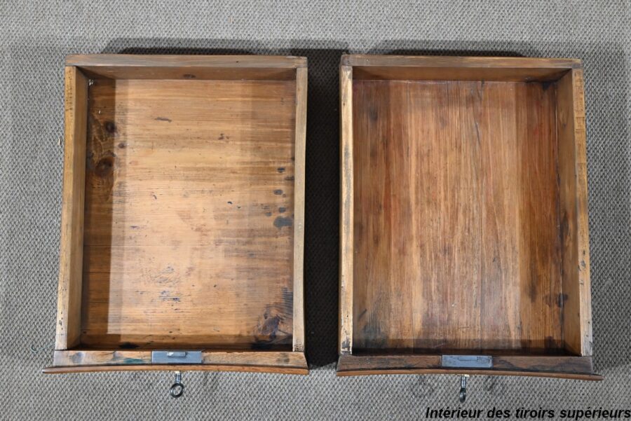 Commode Scriban en Noyer, époque Louis XV – XVIIIe – Image 34
