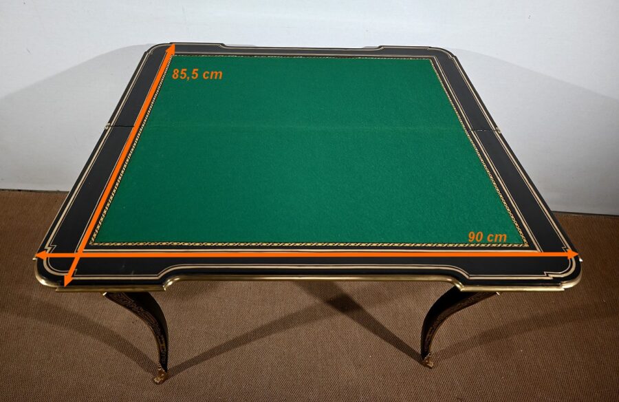 Table Console d’Apparat en Poirier Noirci, époque Napoléon III – Milieu XIXe – Image 29