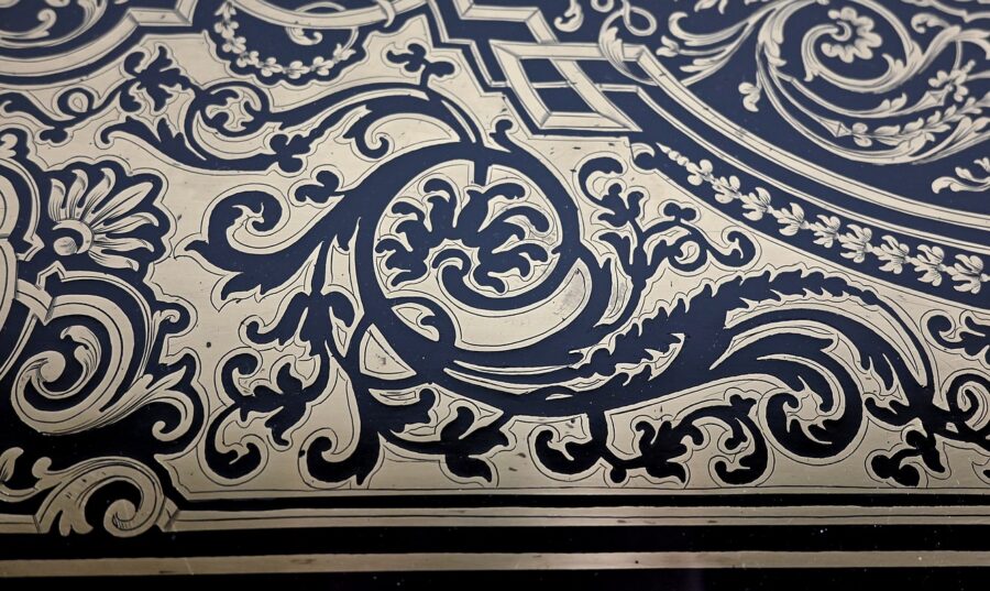 Table Console d’Apparat en Poirier Noirci, époque Napoléon III – Milieu XIXe – Image 8