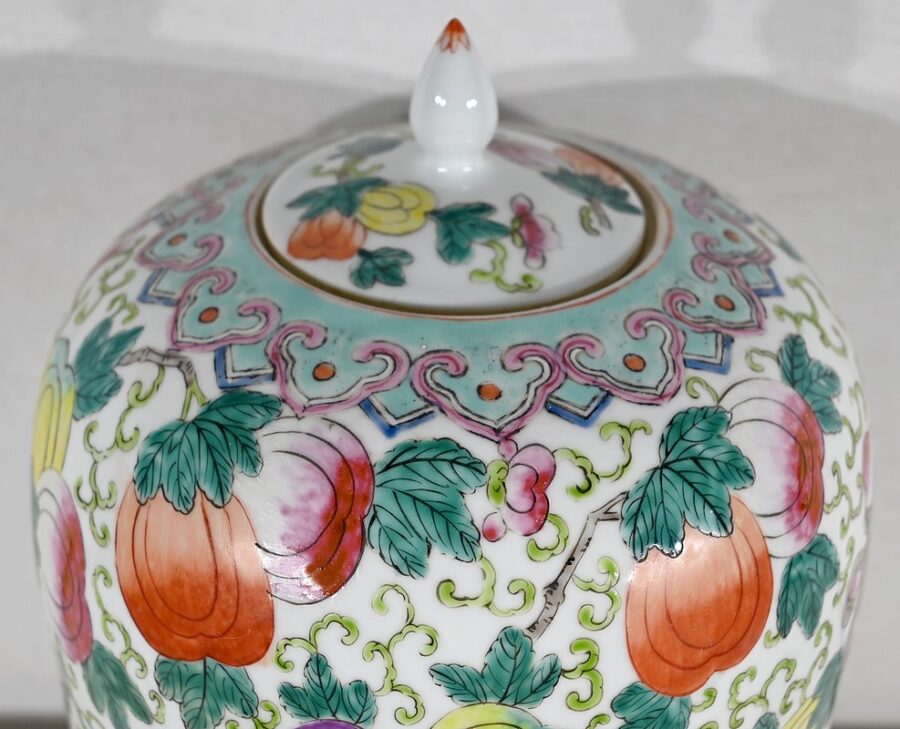 Important Vase à Couvercle en Porcelaine de Chine – Début XXe – Image 20