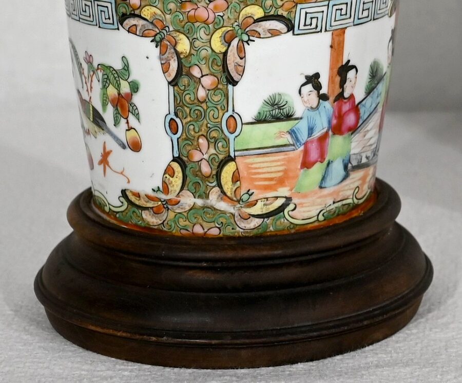 Paire de Vases Balustre en Porcelaine de Chine – Fin XIXe – Image 8