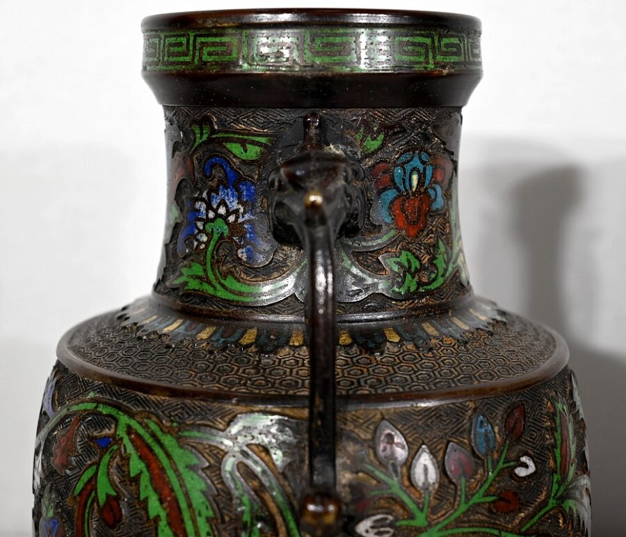 Paire de Vases en Bronze, Chine – Fin XIXe – Image 29