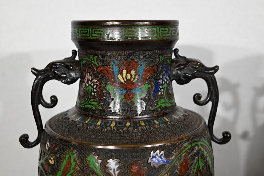 Paire de Vases en Bronze, Chine – Fin XIXe – Image 6