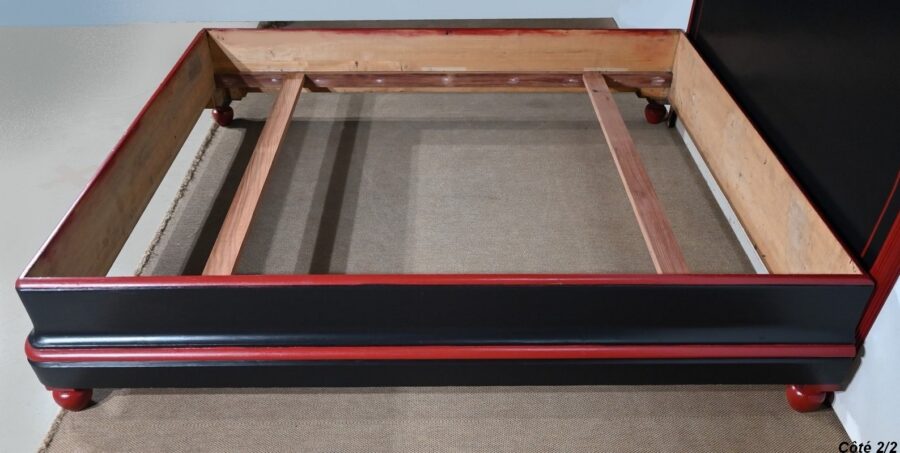 Rare Ensemble de Chambre 5 Pièces en Bois peint, Art Déco – Début XXe – Image 102