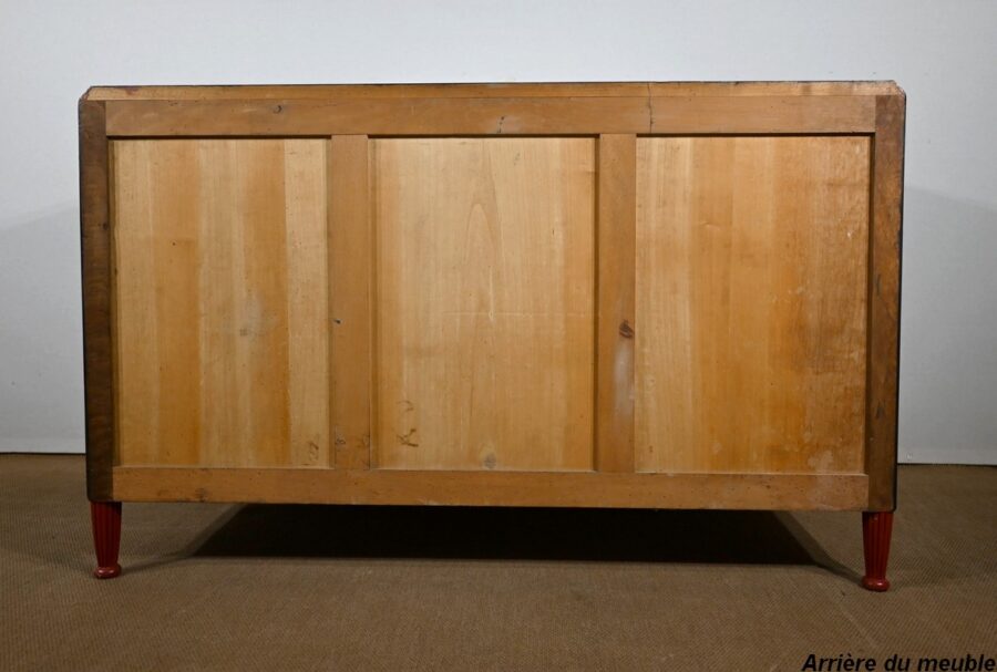 Rare Ensemble de Chambre 5 Pièces en Bois peint, Art Déco – Début XXe – Image 64