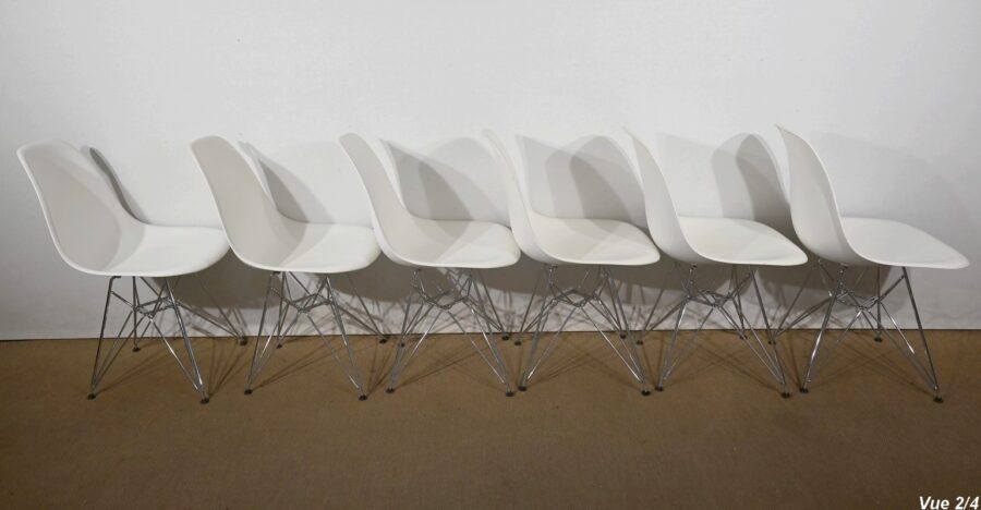 Suite de 6 Chaises, modèle DSR, de Eames – 1960 – Image 13