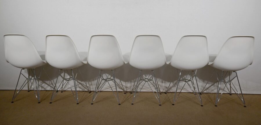 Suite de 6 Chaises, modèle DSR, de Eames – 1960 – Image 15