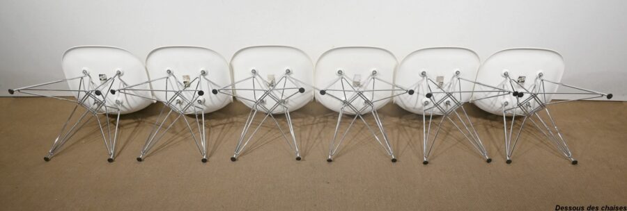 Suite de 6 Chaises, modèle DSR, de Eames – 1960 – Image 20