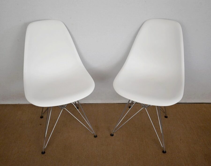 Suite de 6 Chaises, modèle DSR, de Eames – 1960 – Image 8