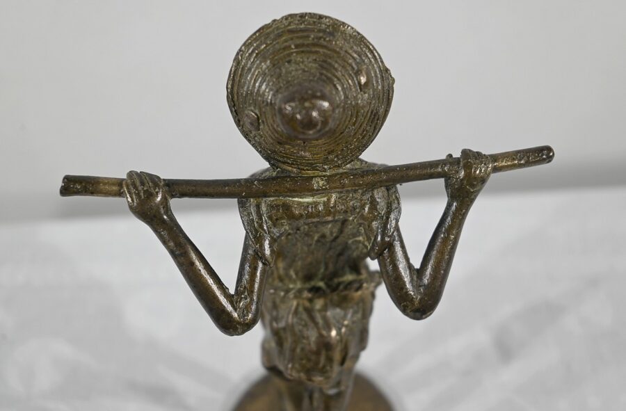 Bronze « Le Paysan Indochinois », Asie – Début XXe – Image 12