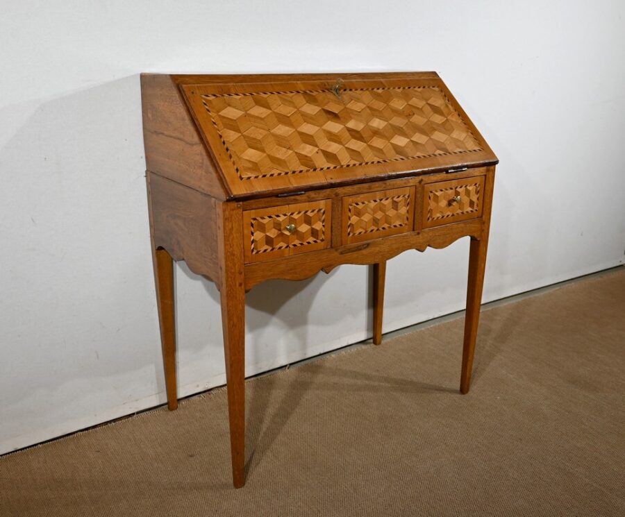 Bureau de Pente en Chêne, style Directoire – 2ème partie XIXe – Image 3