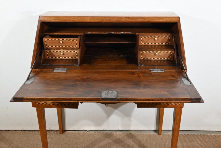 Bureau de Pente en Chêne, style Directoire – 2ème partie XIXe – Image 21
