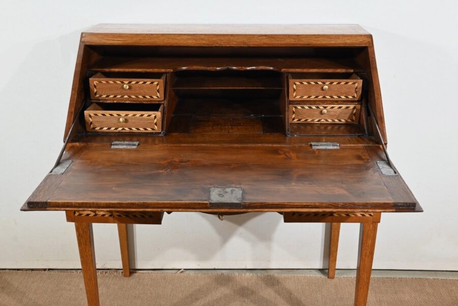 Bureau de Pente en Chêne, style Directoire – 2ème partie XIXe – Image 23