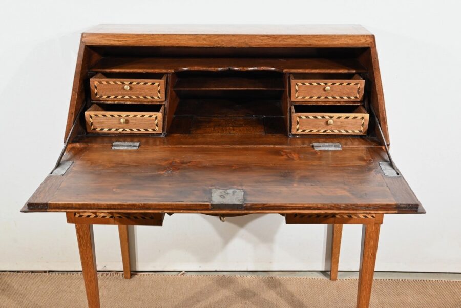 Bureau de Pente en Chêne, style Directoire – 2ème partie XIXe – Image 24