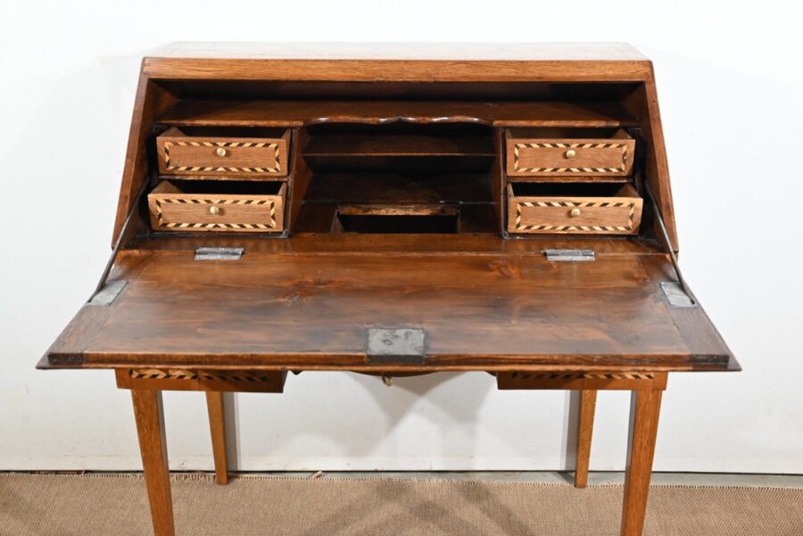 Bureau de Pente en Chêne, style Directoire – 2ème partie XIXe – Image 25