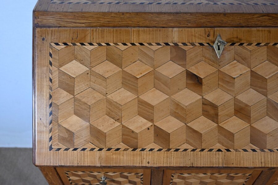 Bureau de Pente en Chêne, style Directoire – 2ème partie XIXe – Image 9