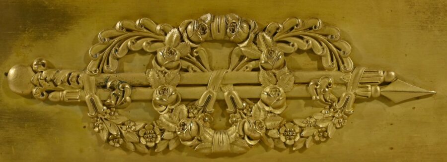 Horloge en Bronze Doré, époque Charles X – Début XIXe – Image 14