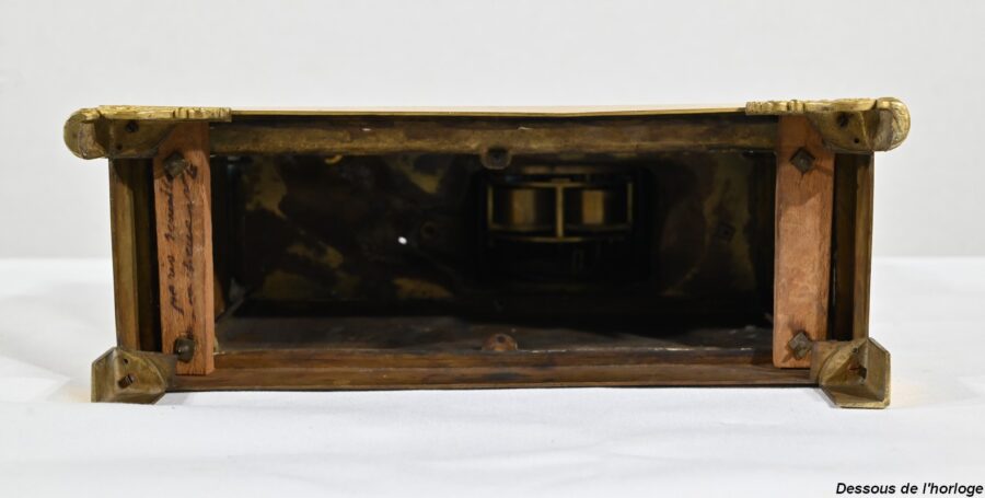 Horloge en Bronze Doré, époque Charles X – Début XIXe – Image 24