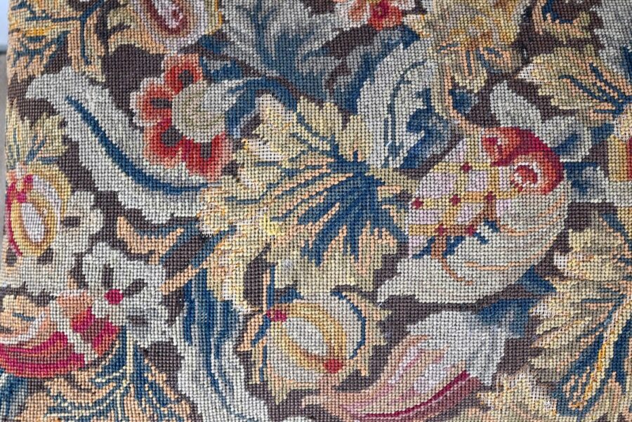 Longue Banquette Rectangulaire en Noyer – 1910 – Image 5