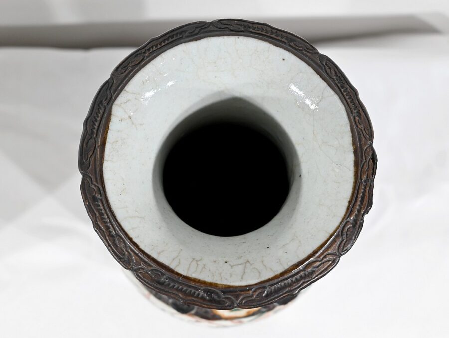 Paire de Vases en Porcelaine de Nankin, Chine – Fin XIXe – Image 11